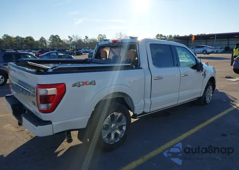 2022 Ford F-150 Platinum from USA, damaged, VIN 1FTFW1E89NFA95174